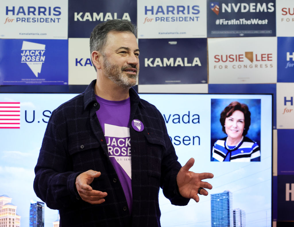 Jimmy Kimmel Joins Sen. Jacky Rosen As She Campaigns For Reelection In Las Vegas