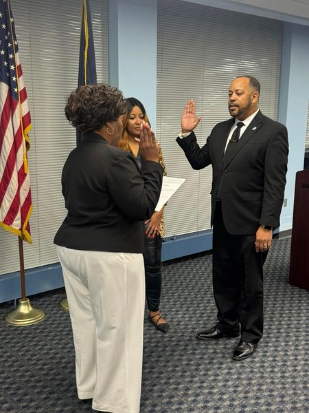 Image of Kenneth Allen Being Elected as Constable