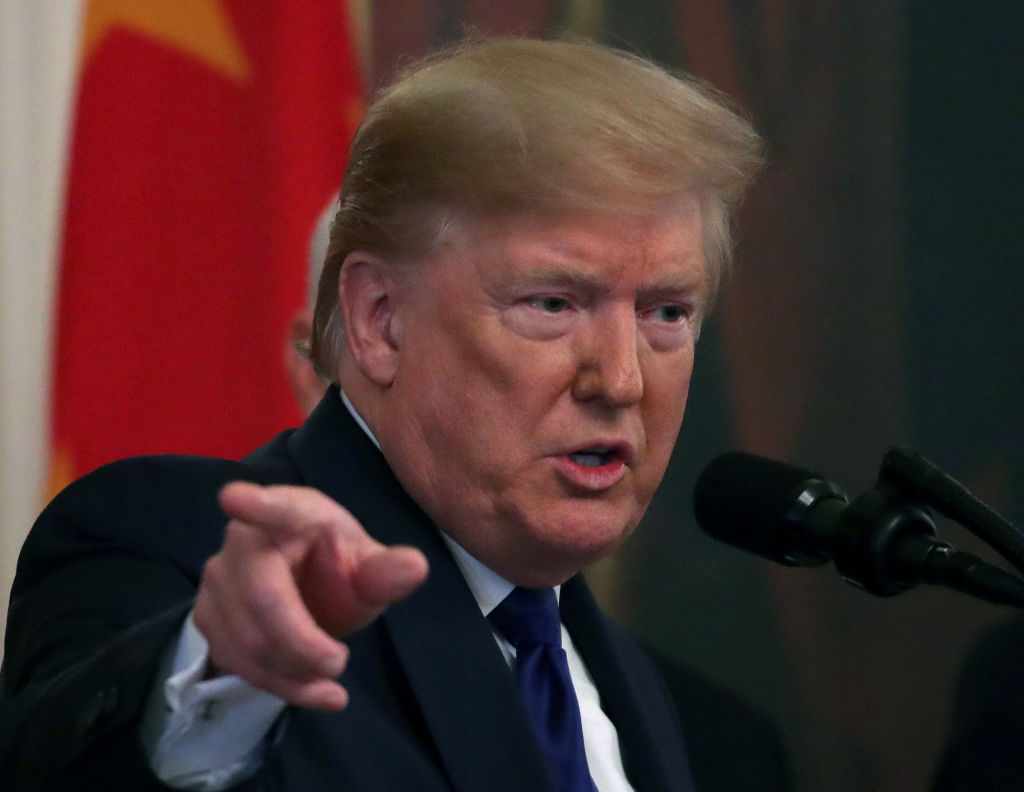 President Trump Participates In Signing Ceremony For Trade Deal With China