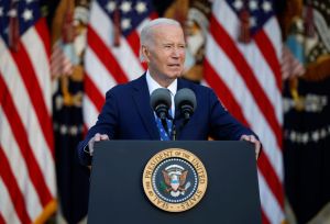 President Biden Delivers Remarks In The Rose Garden