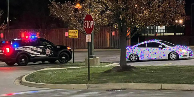 Christmas Lights on Cars