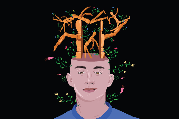 Adolescent boy growing and thriving