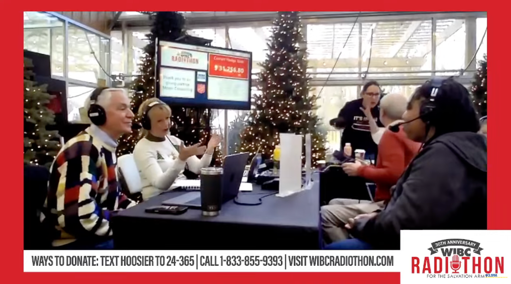 LIVESTREAM Day 2: 30th Annual WIBC Radiothon For The Salvation Army