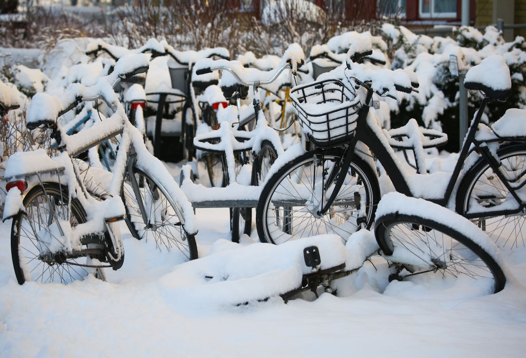 Snowfall In Linkoping