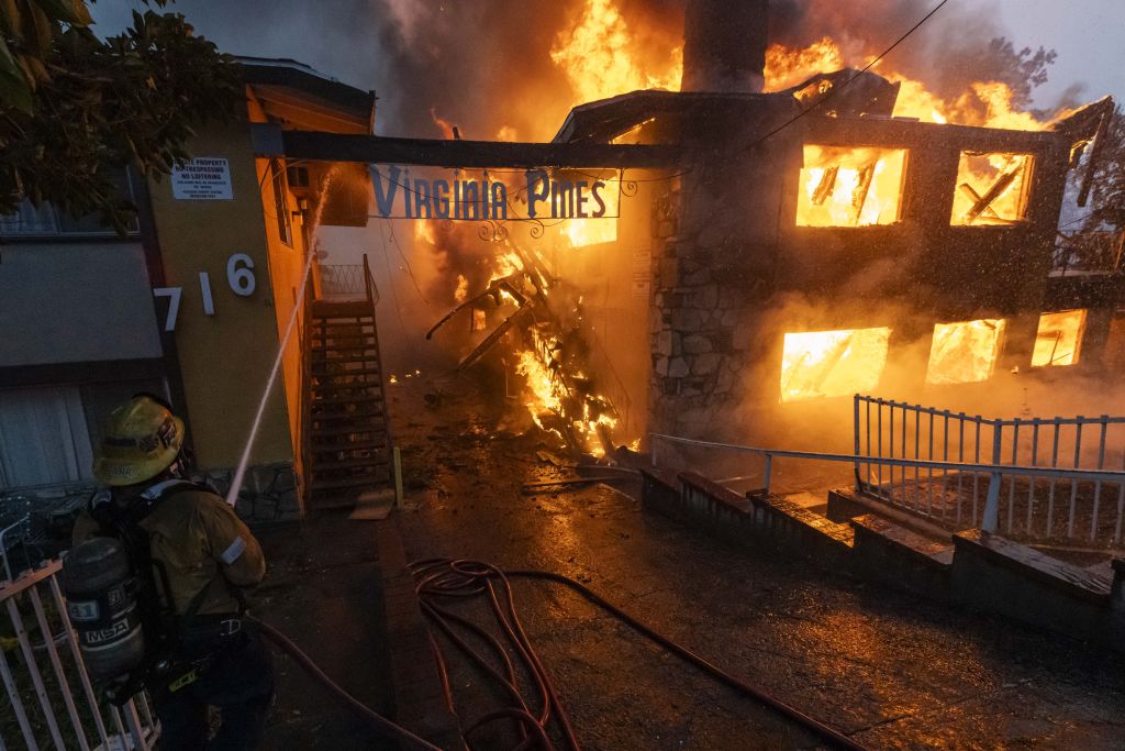 The fires in Los Angeles grow