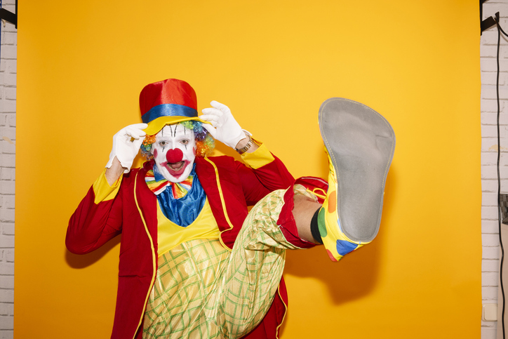 Don't be a creepy clown this Halloween
