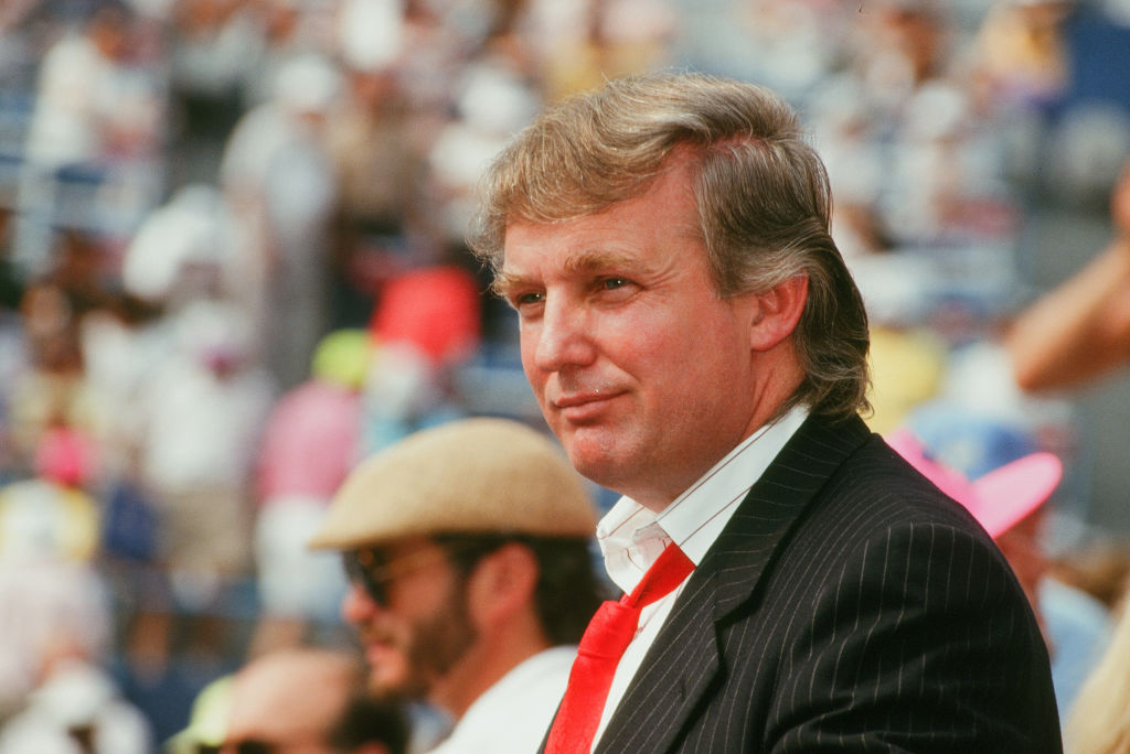 Donald Trump and Marla Maples...