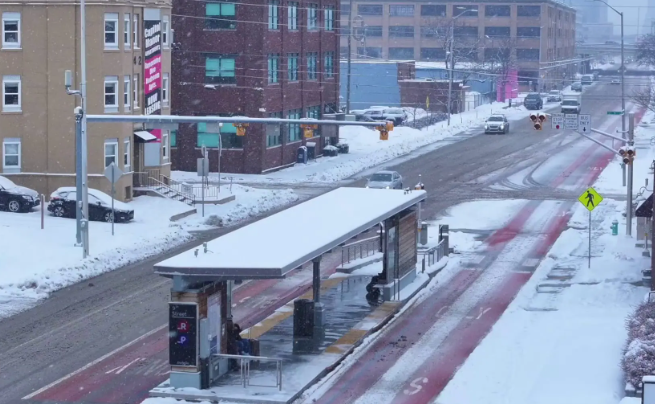 Snow in Indianapolis