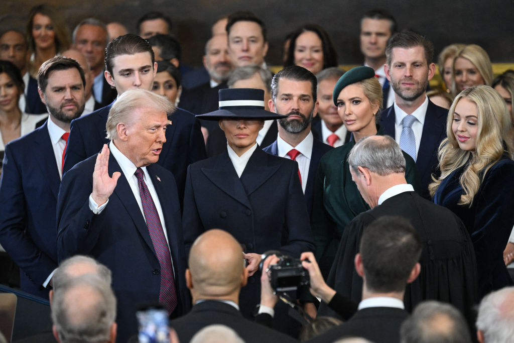 Donald Trump is sworn in as the 47th US President