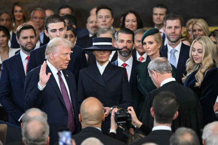 Donald Trump is sworn in as the 47th US President