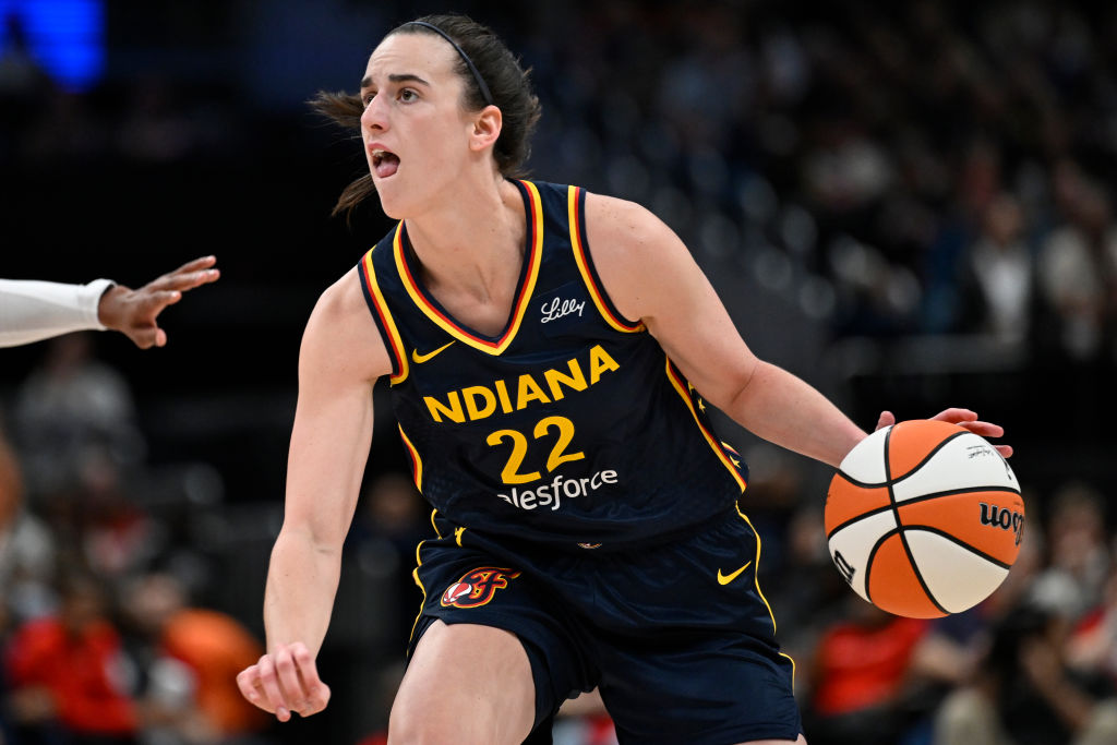 WASHINGTON, DC - SEPTEMBER 19: Indiana Fever guard Caitlin Cla