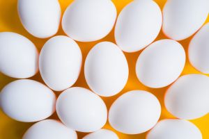 Eggs - Yellow Background - Horizontal