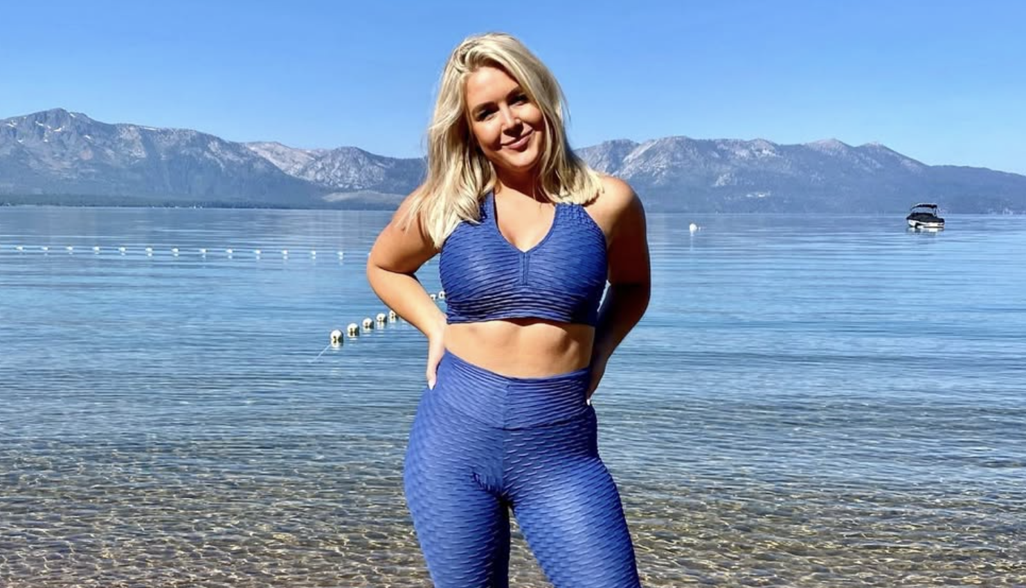 Photo From Karoline Leavitt Instagram with her at Lake Tahoe