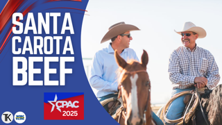 Santa Carota Beef's Mike and Justin Pattit Discuss Community Support In LA Due To Fires on Tony Katz's Show at CPAC 2025