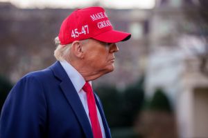 President Trump Departs White House For Florida