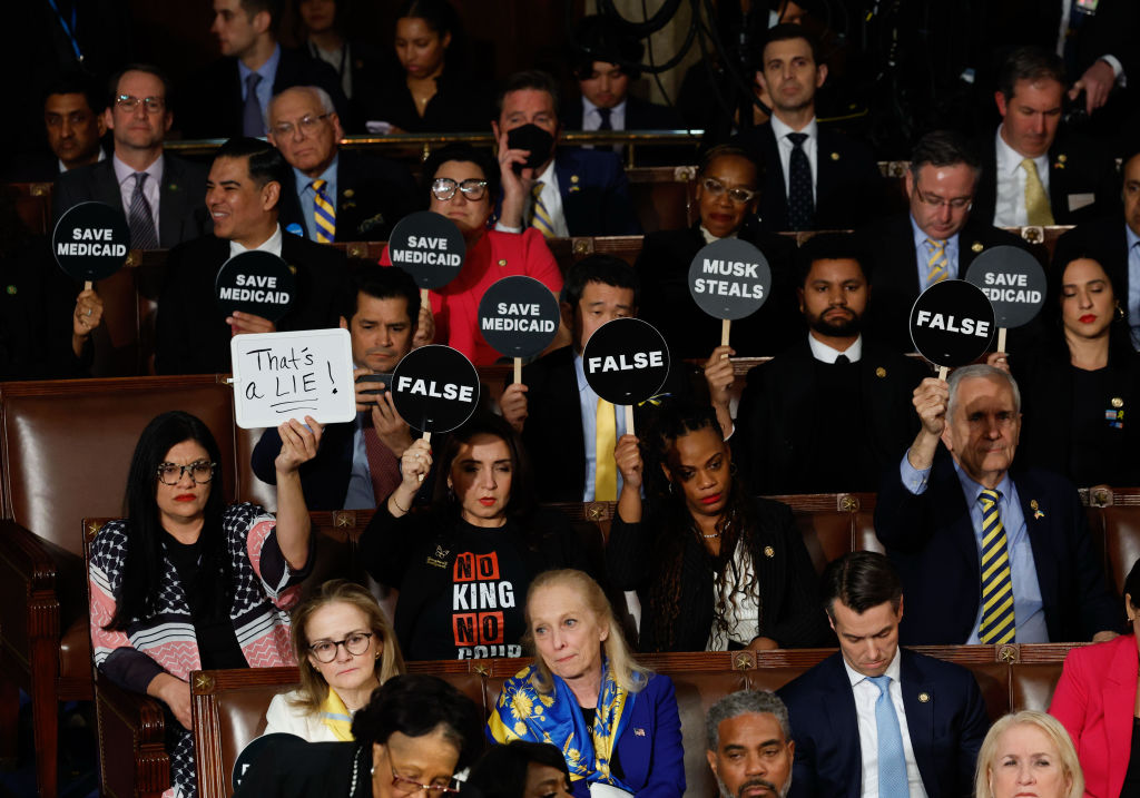 Trump addresses a joint session of Congress