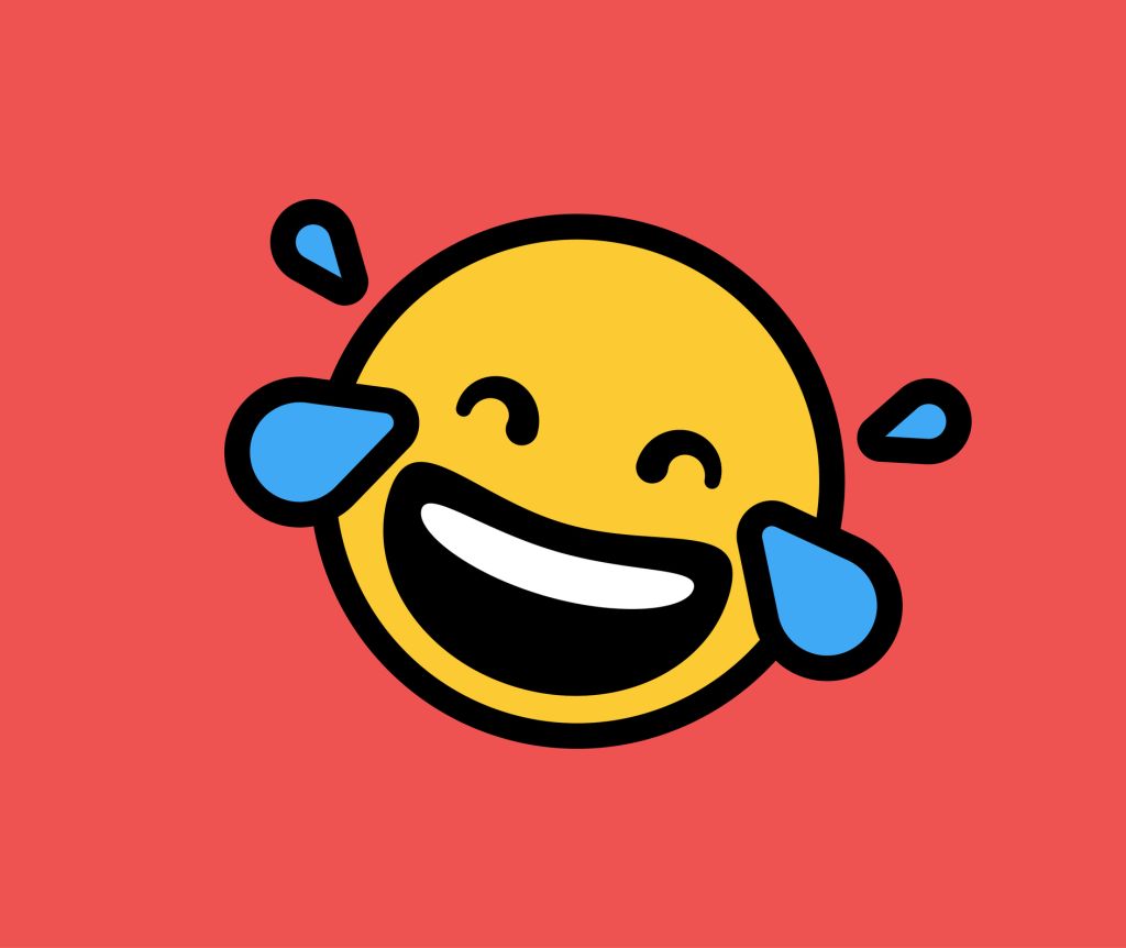 Emoji with tears of joy