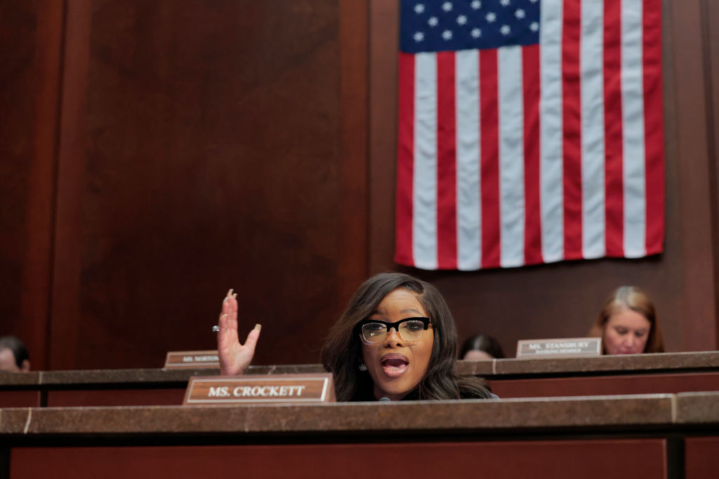 Jasmine Crockett says its not a crime to enter the country illegally
