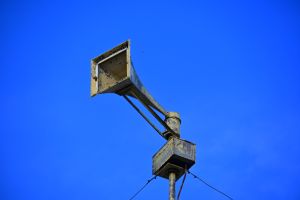 Thunderbolt Tornado Siren Weathered Worn