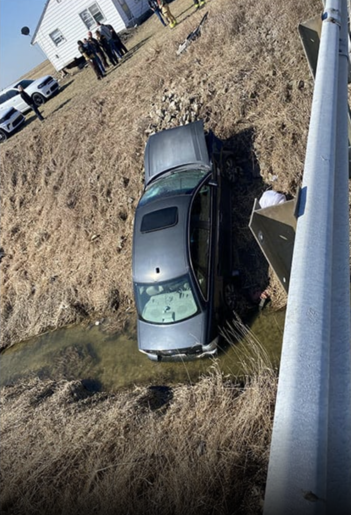 Car found in ditch