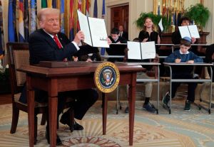 President Trump Signs Executive Order To Shut Down Department Of Education