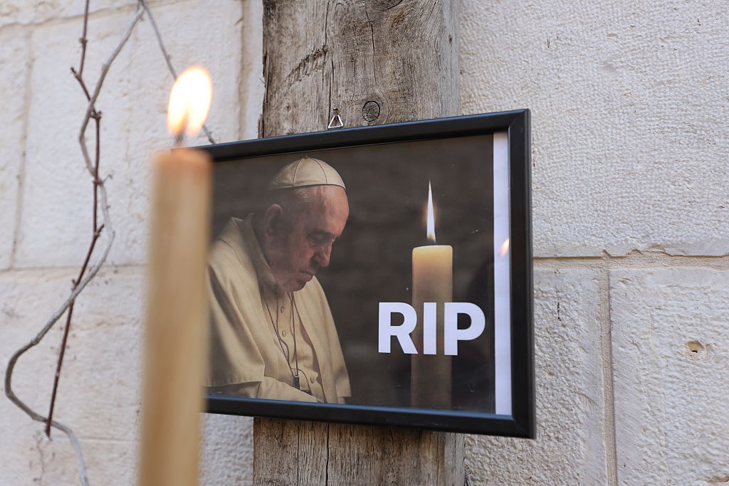 Christians in Jerusalem mourn Pope Francis after death at age 88