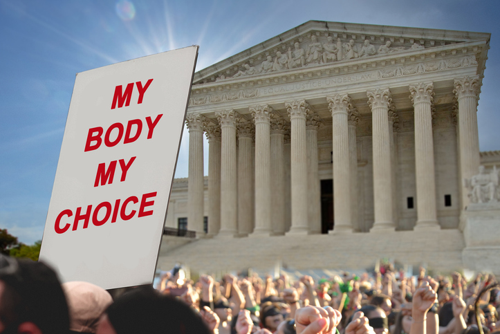 Reproductive Rights Protest at the Supreme Court
