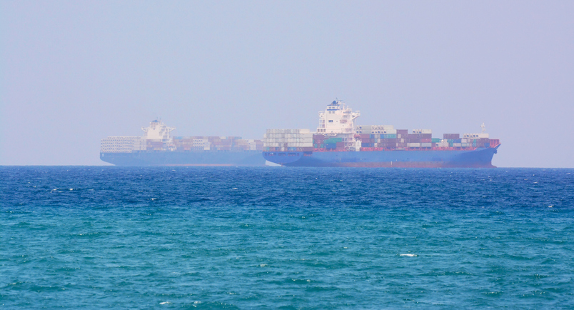 Cargo ships not coming onshore because of tariff concerns?