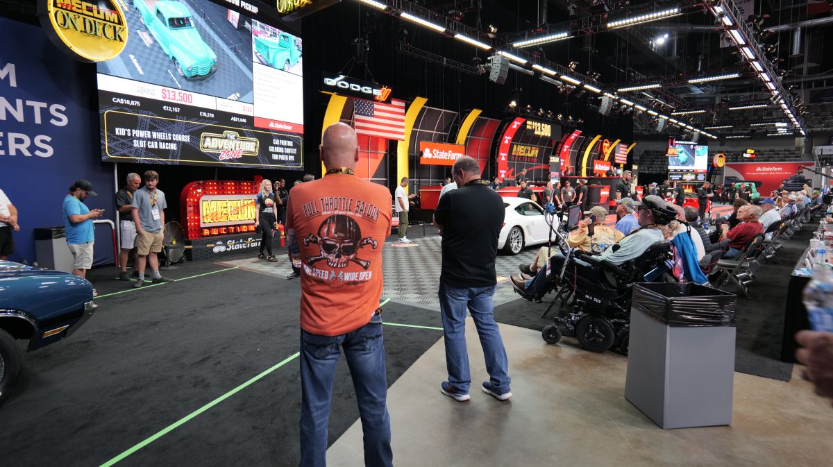Tony Katz broadcasts live from the mecum Auction ISF