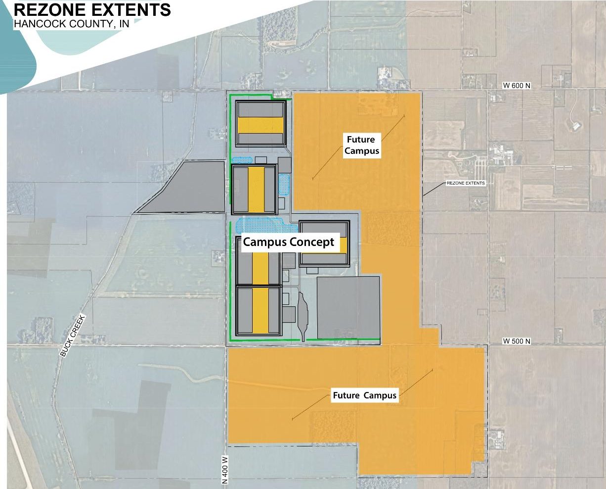 Current image: Rezone Extents, Surge Development LLC