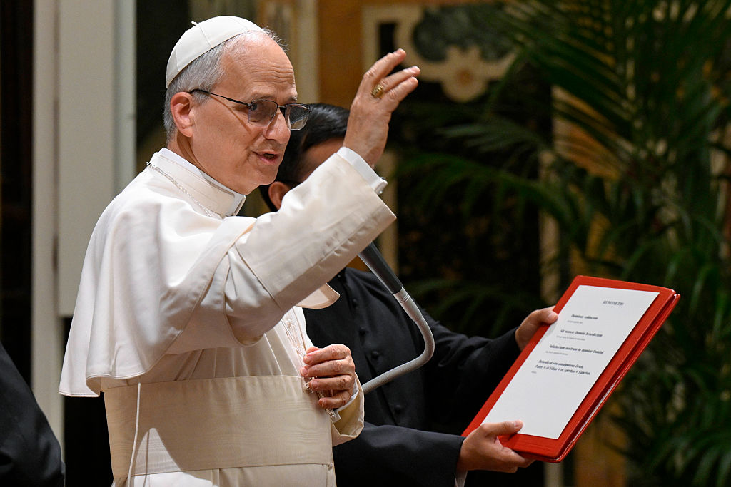Pope Leo XIV Meets With De La Salle Brothers At The Vatican