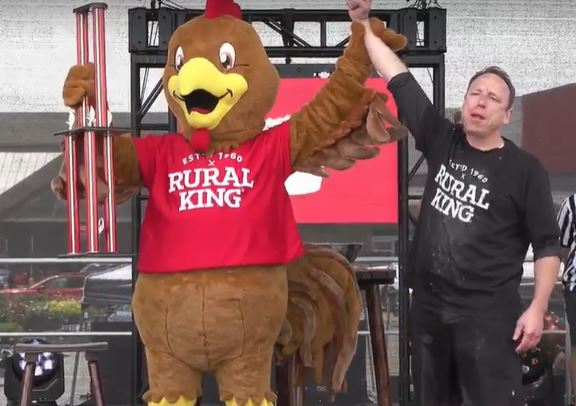 Joey Chestnut breaks popcorn-eating record