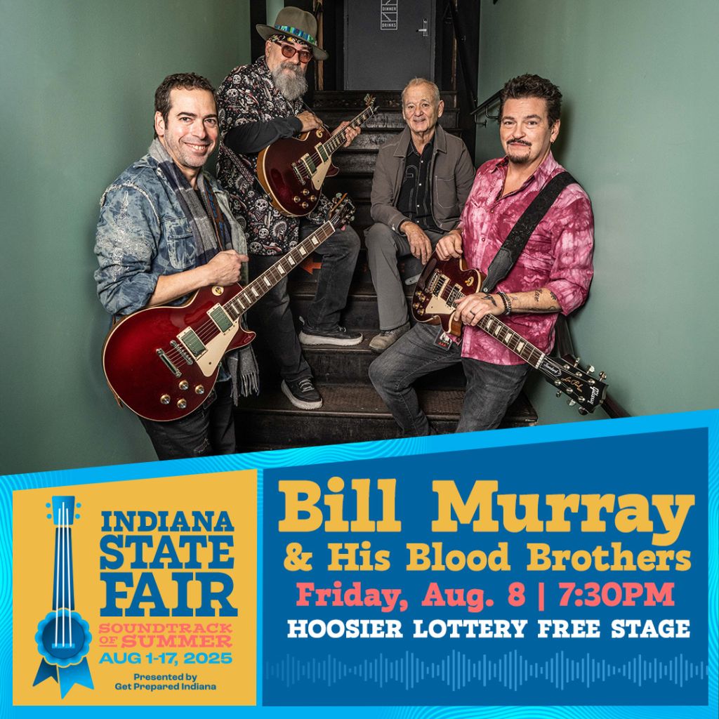 Bill Murray Indiana State Fair Free State concert 2025