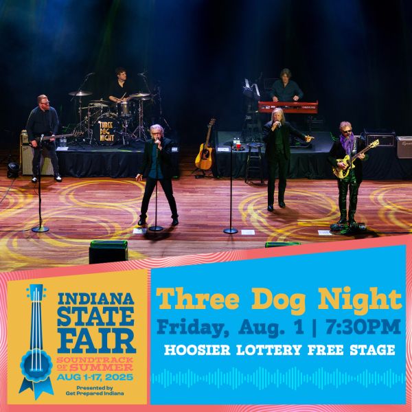 Three Dogs Night - Indiana State Fairgrounds - Hoosier Lottery Free Stage