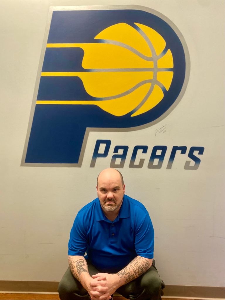 Pacers Mural- Derrick Wilson