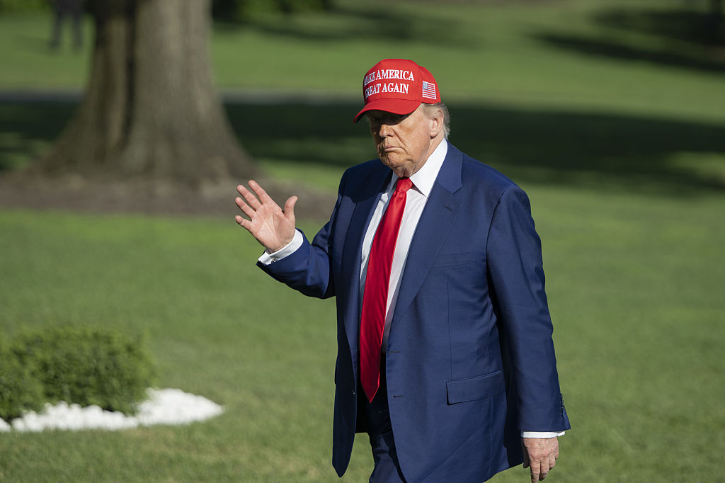 U.S. President Donald Trump returns to the White House