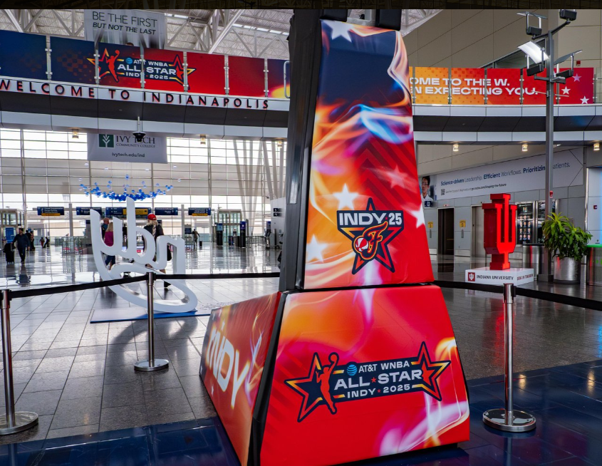 Indy Airport Unveils Court Floor Ahead of WNBA All-Star 2025 Picture 3