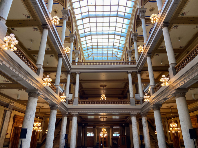 Indiana State Capitol Building in Indianapolis