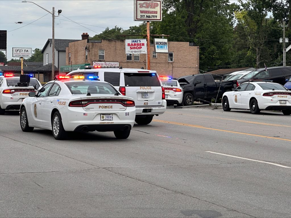Indy Chase Ends in Crash, Standoff on 16th St.