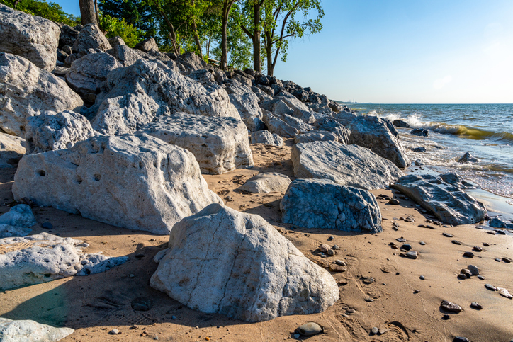 Depot Museum and Art Gallery at Indiana Dunes National Park, USA