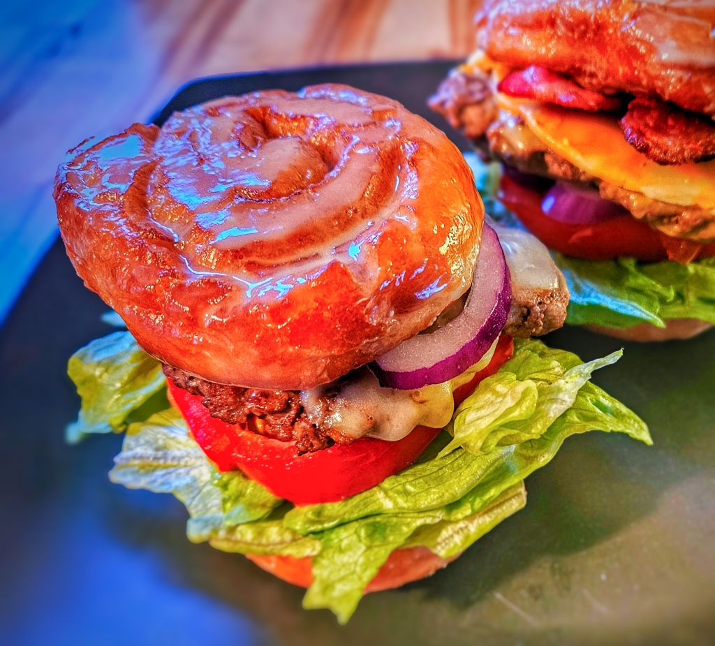 Bacon Honeybun Burger