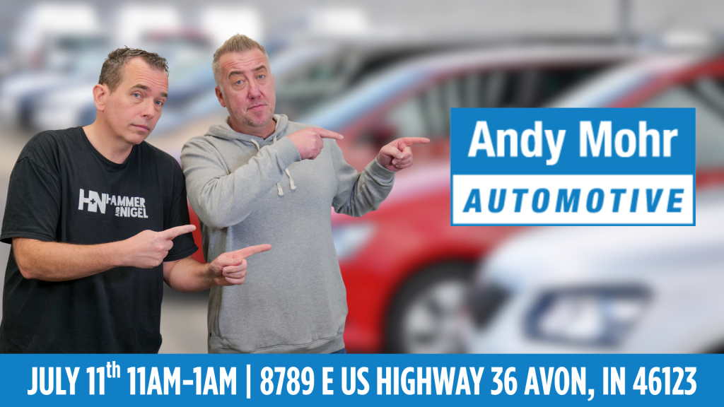 Hammer & Nigel At The Andy Mohr Tent Sale - visit