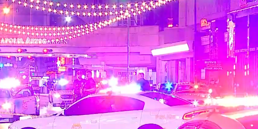 Curfew lights downtown Indy