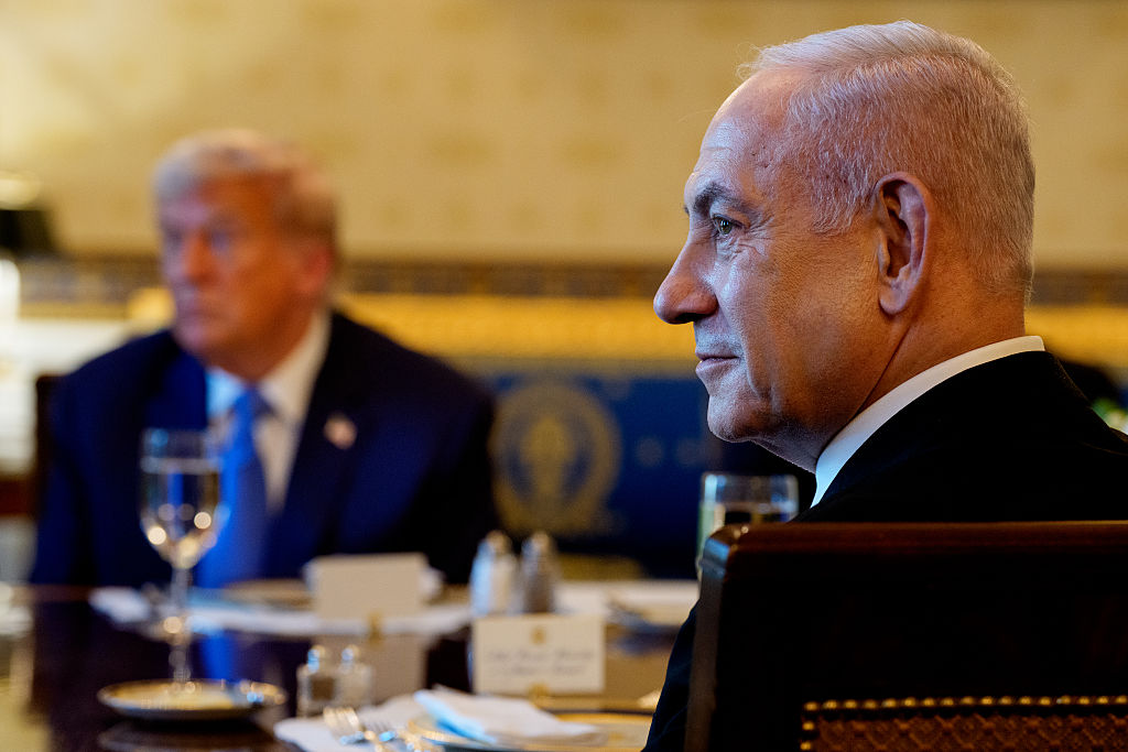 Israeli Prime Minister Netanyahu Visits The White House To Meet With President Trump