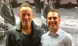 Rob Kendall with Bruce Springsteen
