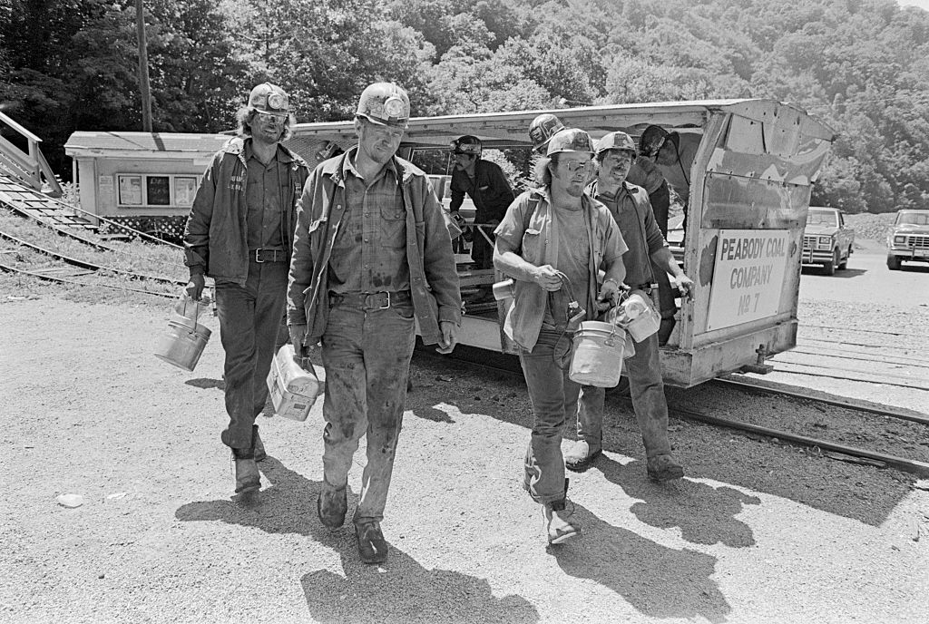 Coal Miners with Lunch Pails