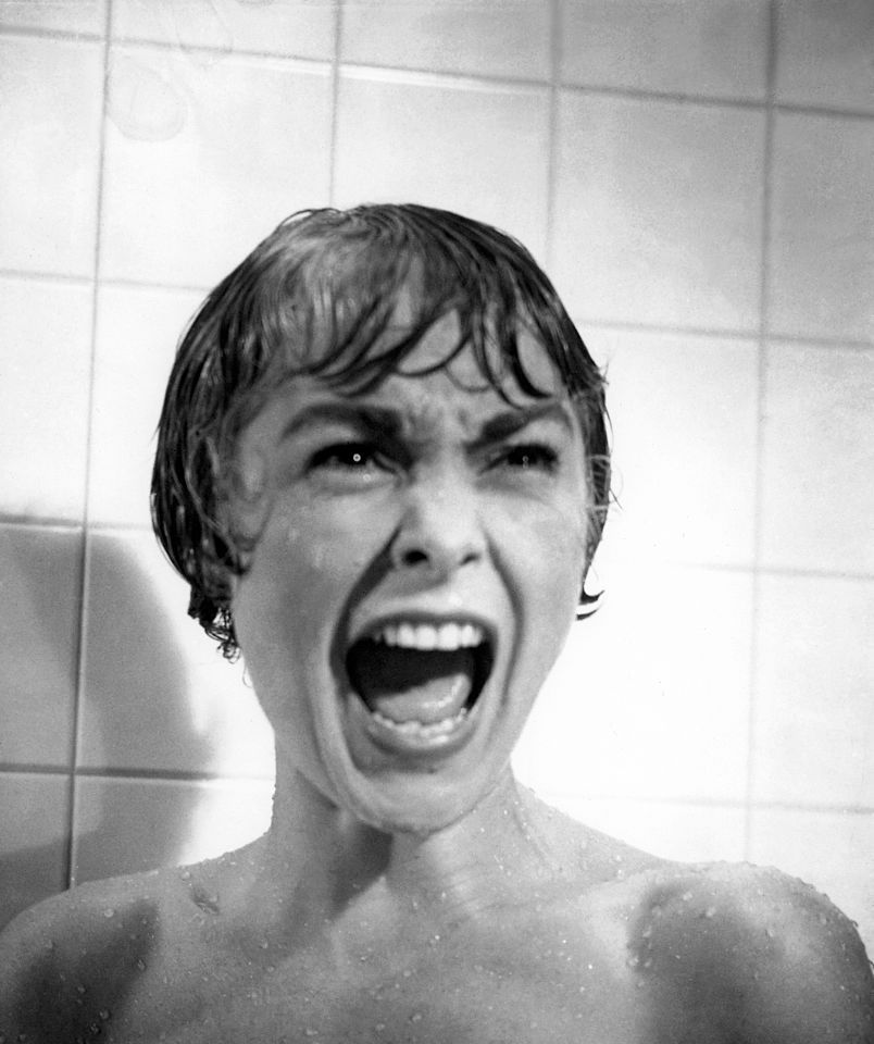 On the set of Psycho