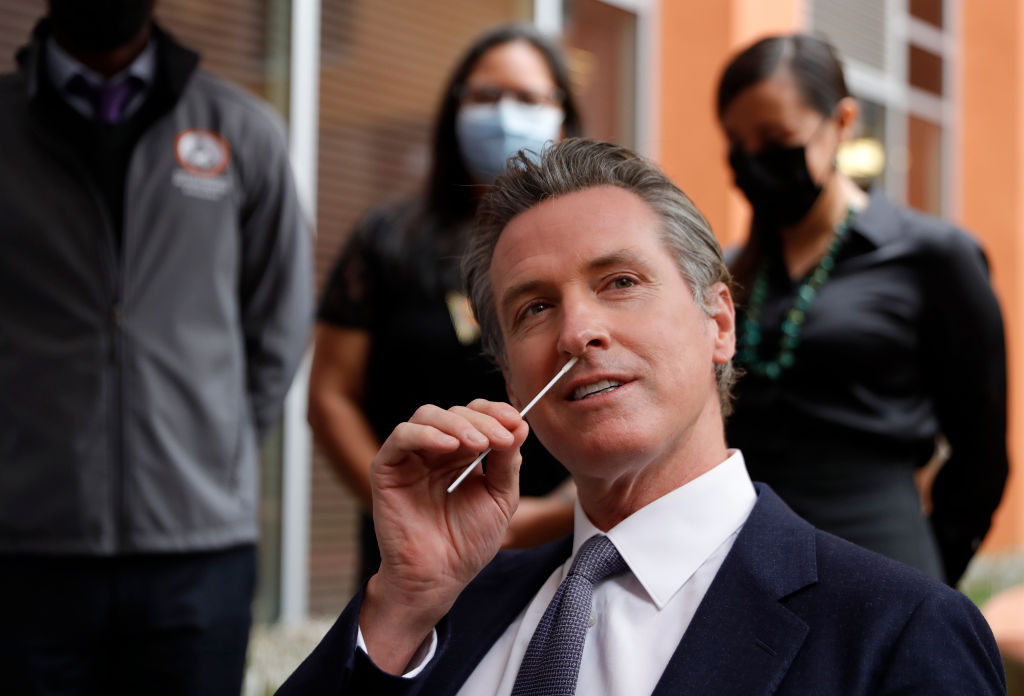 Gov. Gavin Newsom Covid-19 Testing
