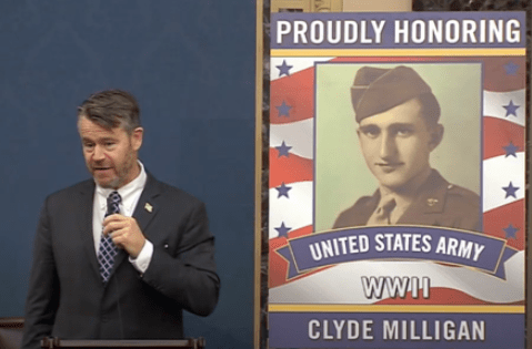 Todd Young Celebrates Veteran