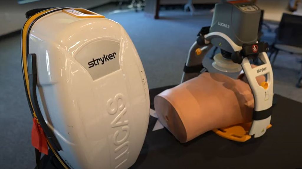 LUCAS CPR device